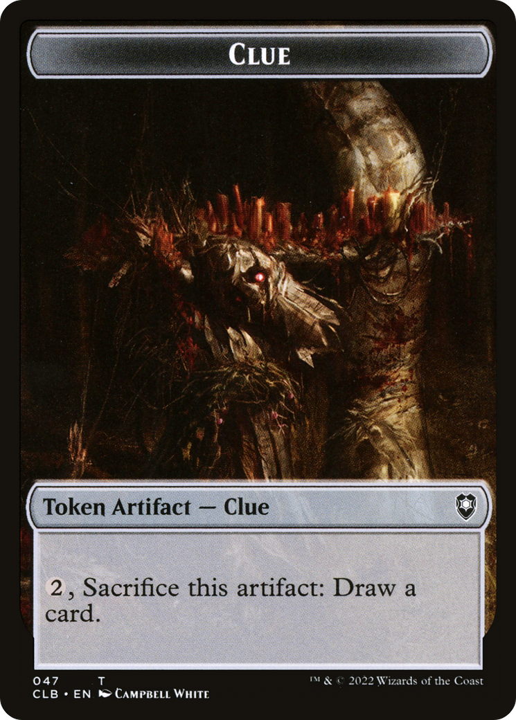 Clue (TCLB-047) - Battle for Baldur's Gate Tokens-1