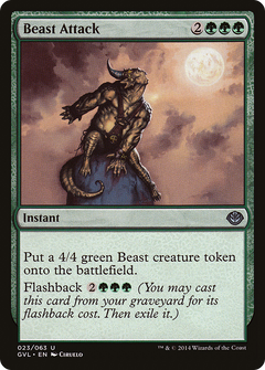 Beast Attack (Garruk vs. Liliana) [Duel Decks Anthology]-1