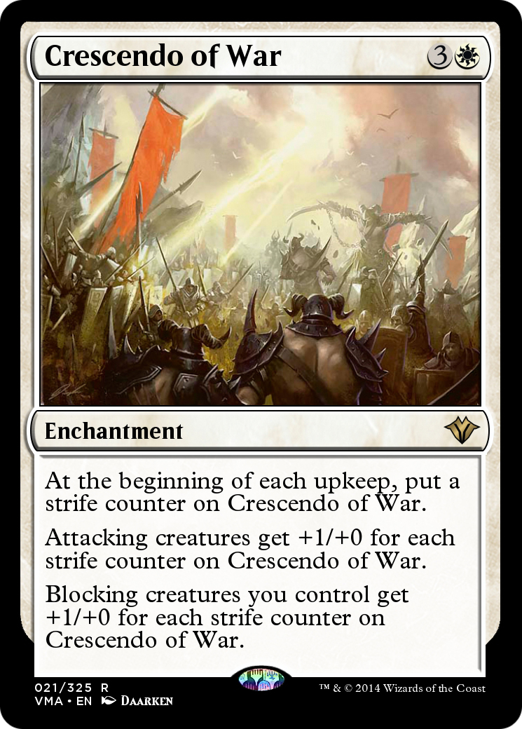 Crescendo of War (VMA-021) - Vintage Masters Foil-1