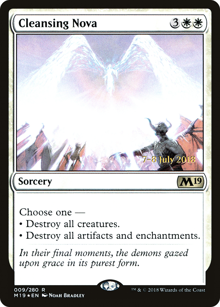 Cleansing Nova [Core Set 2019 Prerelease Promos]-1