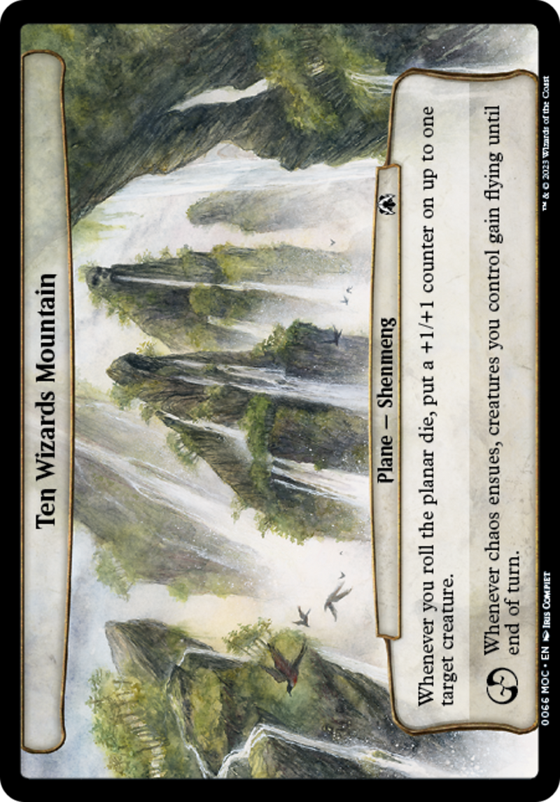 Ten Wizards Mountain [March of the Machine Commander]-1