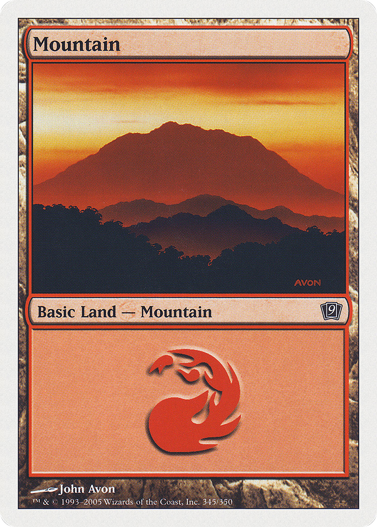 Mountain (345) [Ninth Edition]-1
