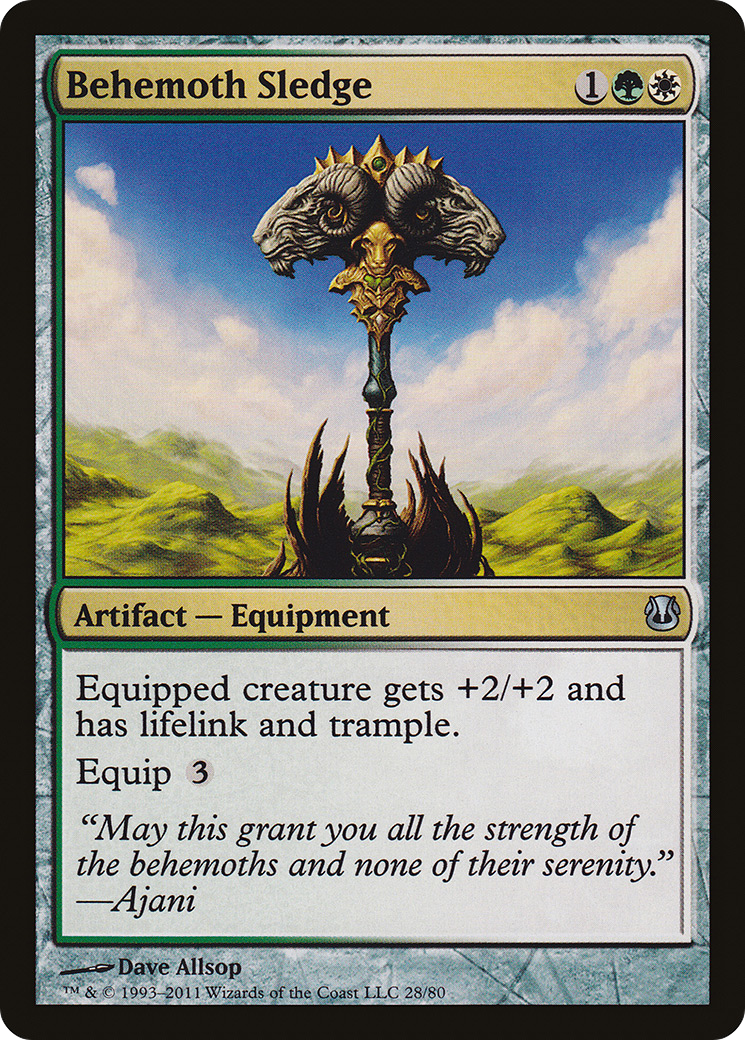 Behemoth Sledge [Duel Decks: Ajani vs. Nicol Bolas]-1