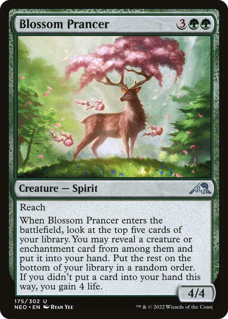 Blossom Prancer [Kamigawa: Neon Dynasty]-1