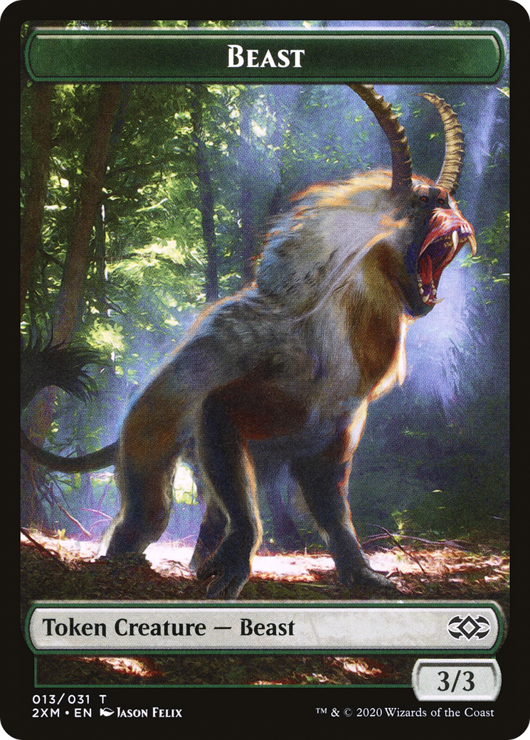 Beast (T2XM-013) - Double Masters Tokens Foil-1