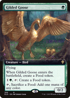Gilded Goose (Extended Art) [Throne of Eldraine]-1
