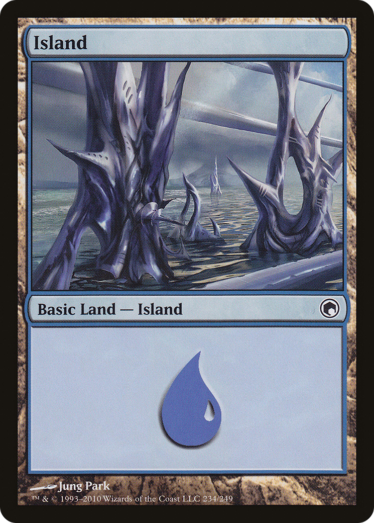 Island (234) [Scars of Mirrodin]-1