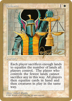 Balance - 1996 Mark Justice (4ED) (WCD-) - Pro Tour Collector Set-1