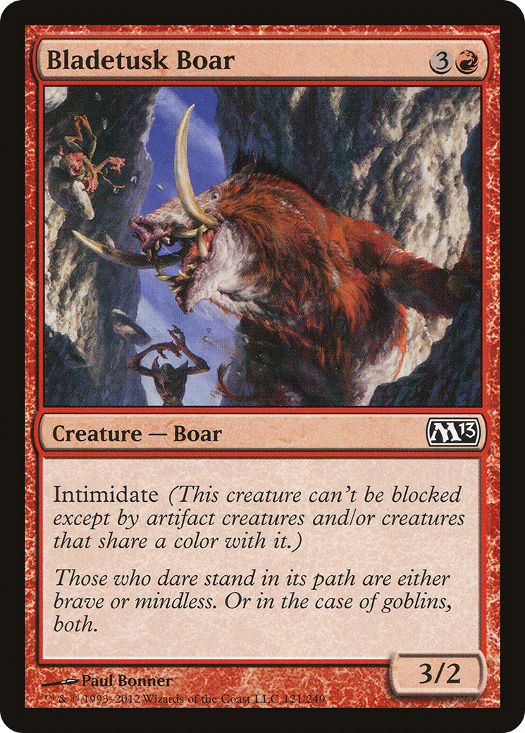 Bladetusk Boar [Magic 2013]-1