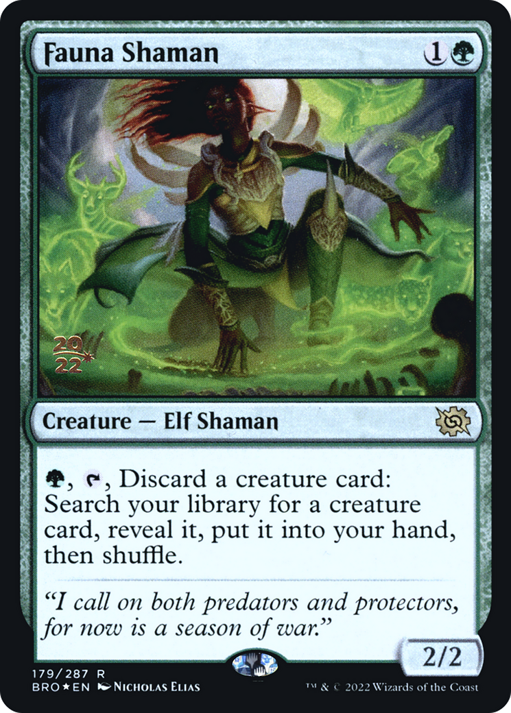 Fauna Shaman [The Brothers' War Prerelease Promos]-1