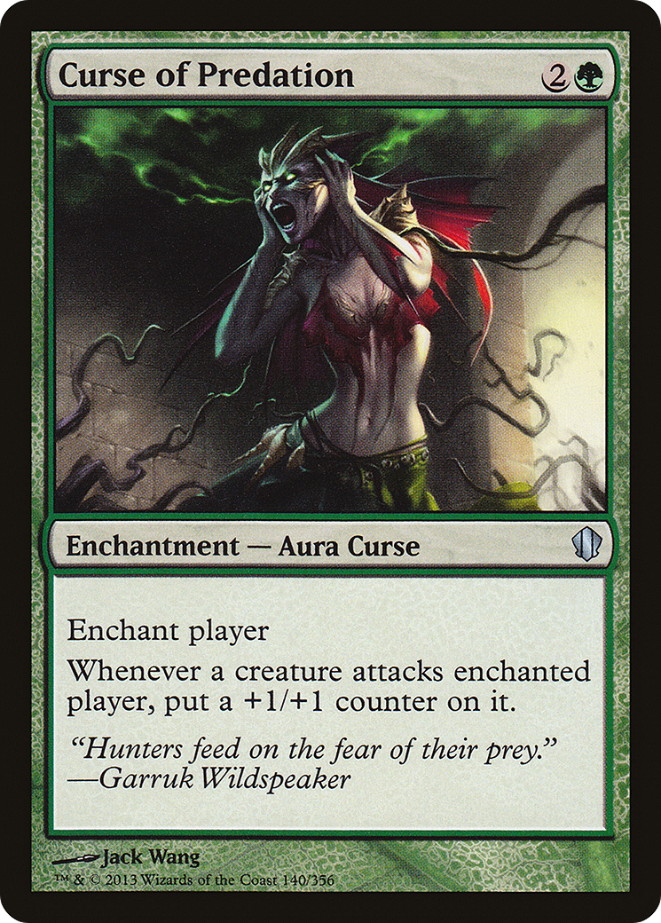 Curse of Predation [Commander 2013]-1
