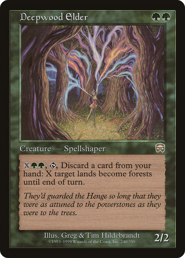 Deepwood Elder [Mercadian Masques]-1
