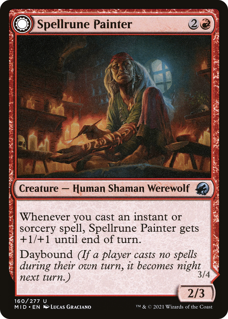 Spellrune Painter // Spellrune Howler [Innistrad: Midnight Hunt]-3