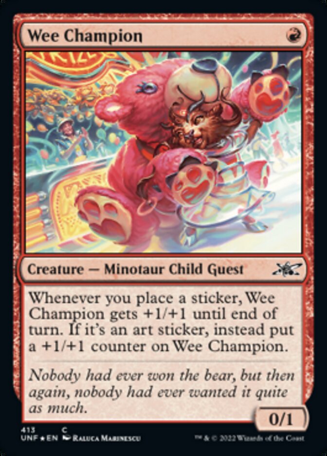 Wee Champion (Galaxy Foil) [Unfinity]-1