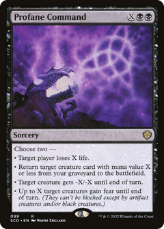 Profane Command [Starter Commander Decks]-1