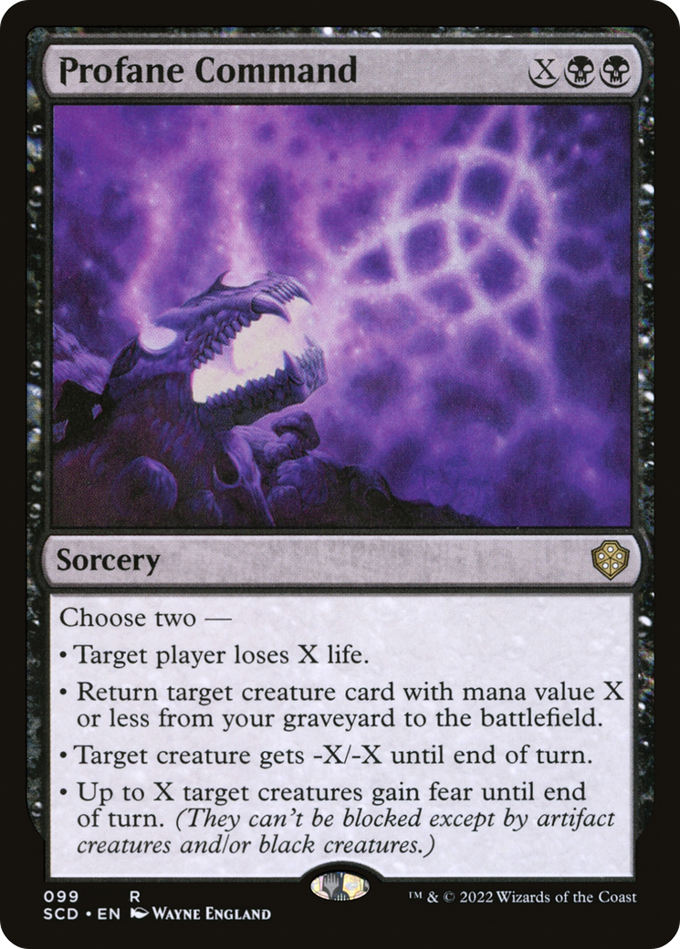 Profane Command [Starter Commander Decks]-1