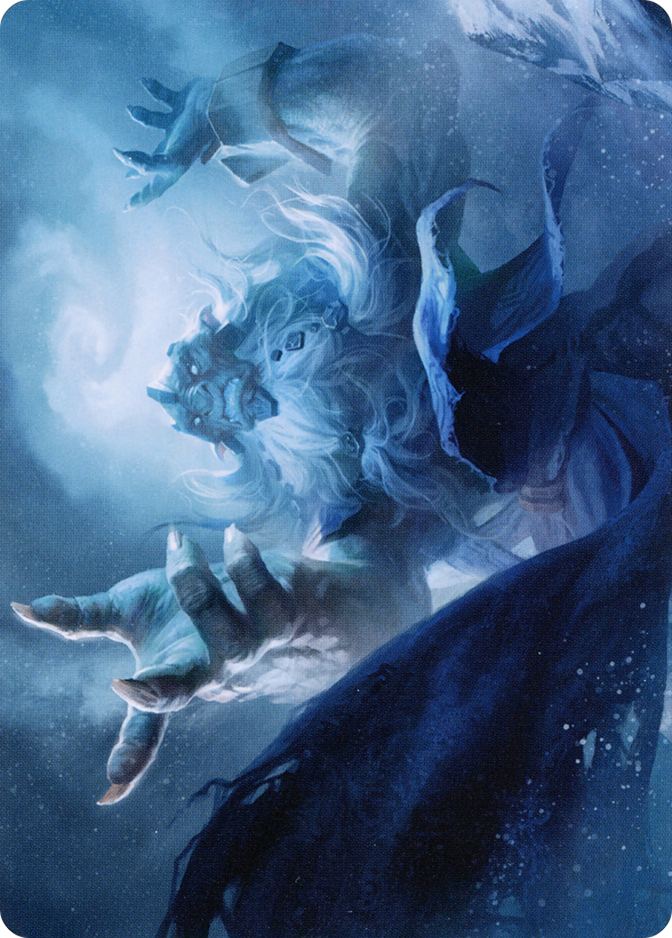 Cyclone Summoner // Cyclone Summoner (ASKHM-013) - Art Series: Kaldheim (Borderless) Foil-1
