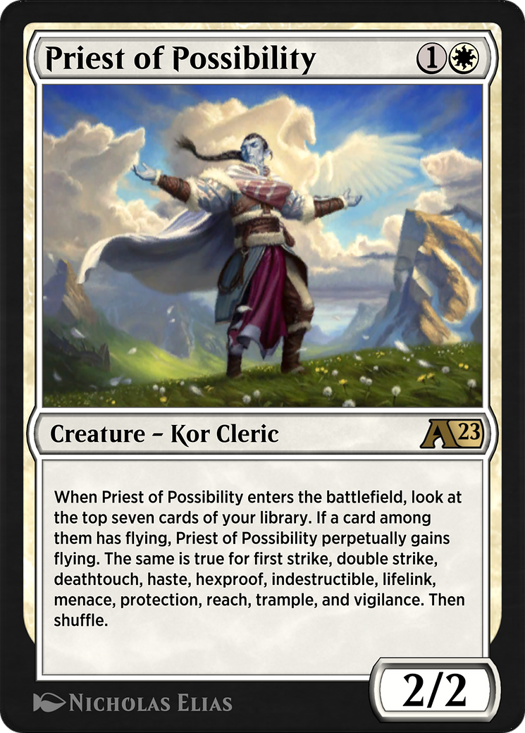 Priest of Possibility (YDMU-002) - Alchemy: Dominaria-1