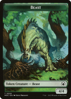 Beast (TMOC-028) - March of the Machine Commander Tokens-1