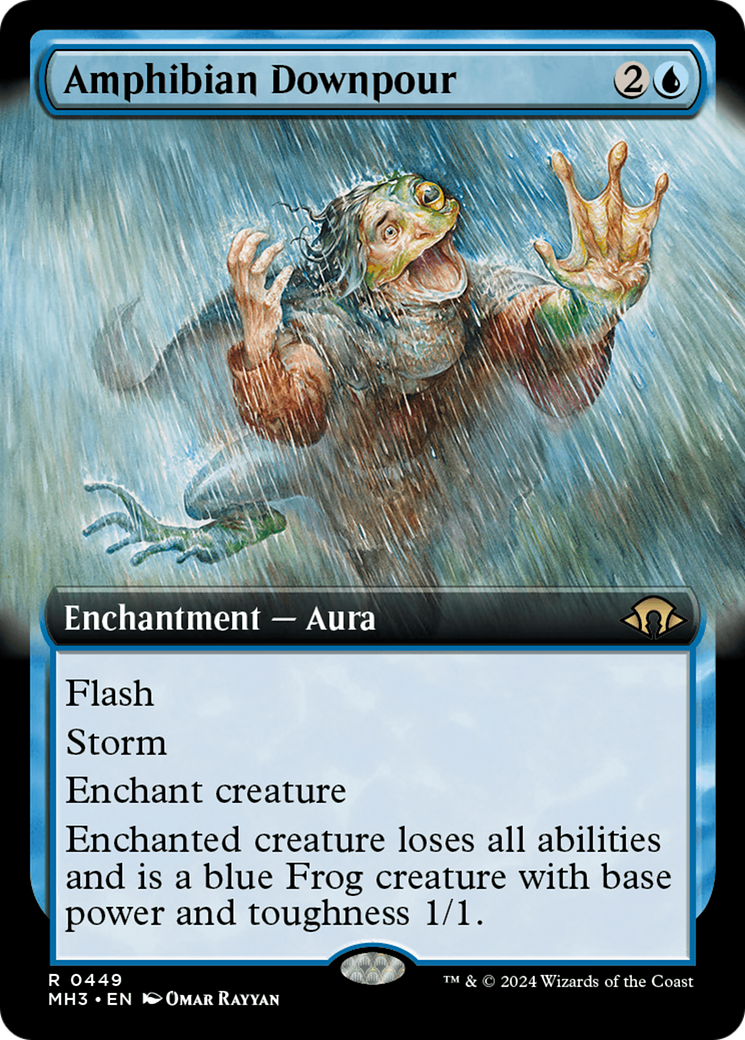 Amphibian Downpour (Extended Art) [Modern Horizons 3]-1