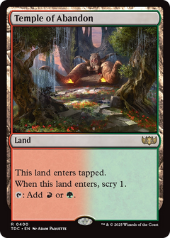 Temple of Abandon [Tarkir: Dragonstorm Commander]-1