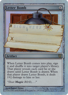 Letter Bomb (Alternate Foil) [Unhinged]-1