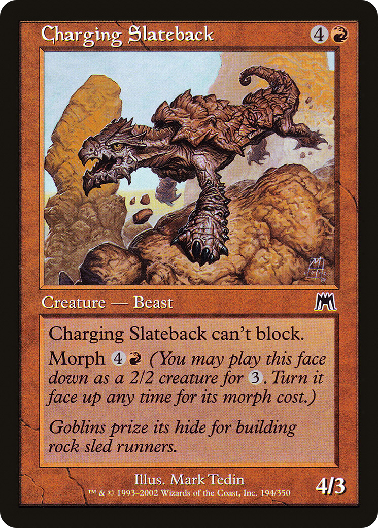 Charging Slateback [Onslaught]-1