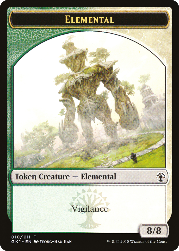 Elemental // Centaur Double-Sided Token [Guilds of Ravnica Guild Kit Tokens]-3