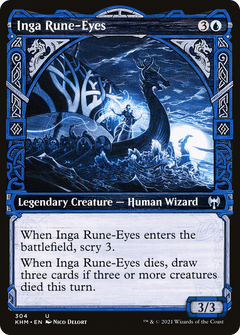 Inga Rune-Eyes (Showcase) [Kaldheim]-1