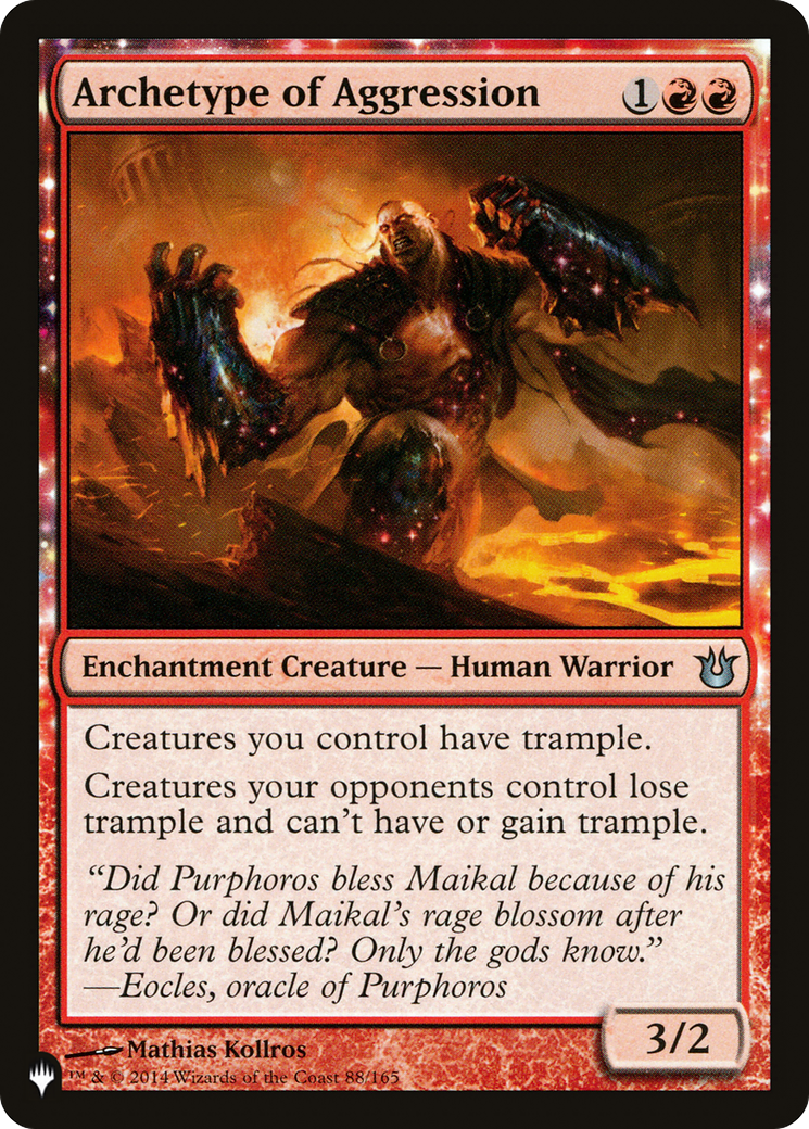 Archetype of Aggression [The List]-1