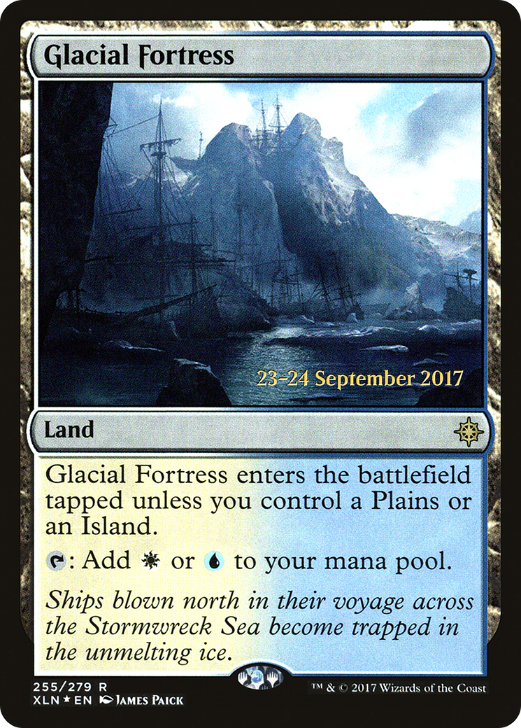 Glacial Fortress [Ixalan Prerelease Promos]-1