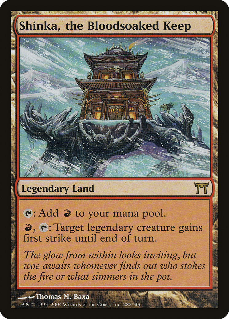 Shinka, the Bloodsoaked Keep [Champions of Kamigawa]-1
