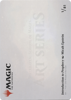 Introduction to Prophecy // Introduction to Prophecy (ASTX-001) - Strixhaven Art Series (Borderless)-2