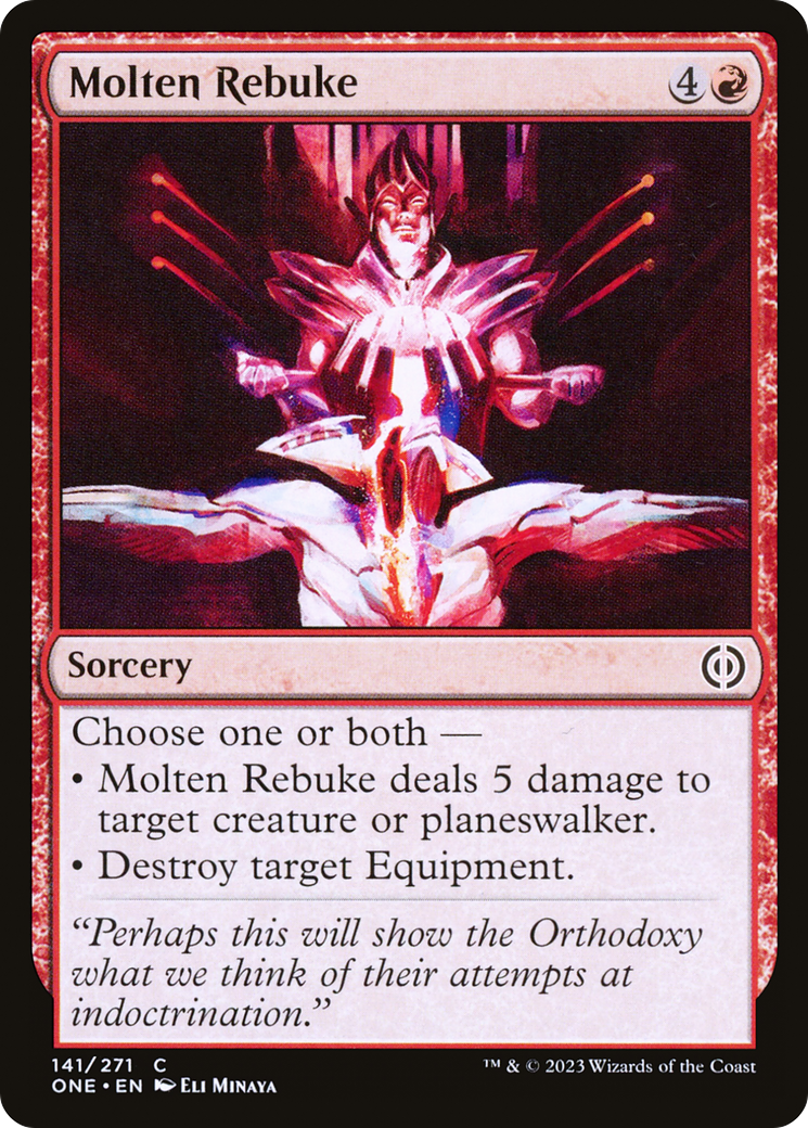 Molten Rebuke [Phyrexia: All Will Be One]-1