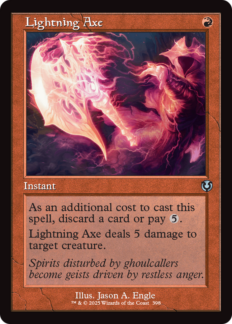 Lightning Axe (Retro Frame) [Innistrad Remastered]-1