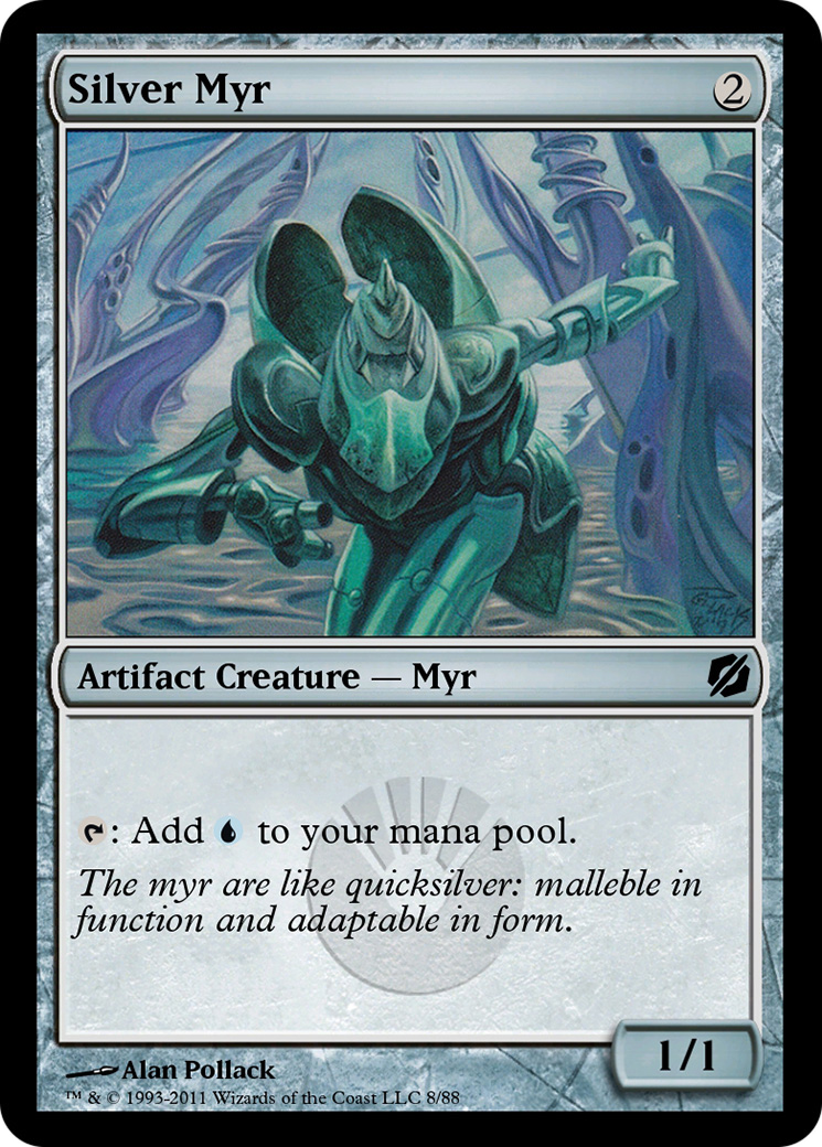 Silver Myr (TD2-008) - Duel Decks: Mirrodin Pure vs. New Phyrexia-1