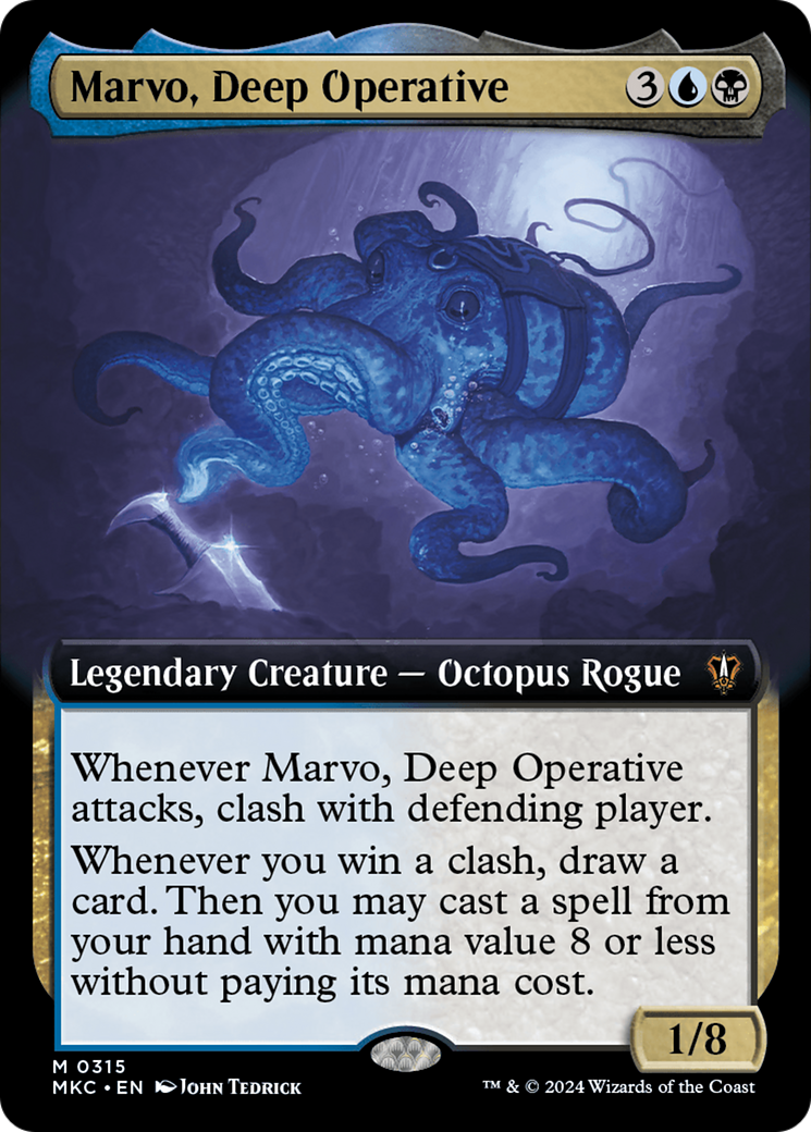 Marvo, Deep Operative (Extended Art) [Murders at Karlov Manor Commander]-1