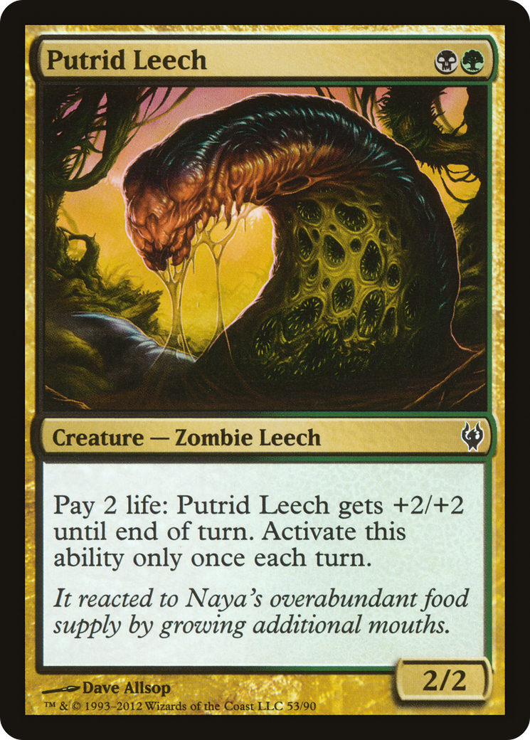 Putrid Leech [Duel Decks: Izzet vs. Golgari]-1