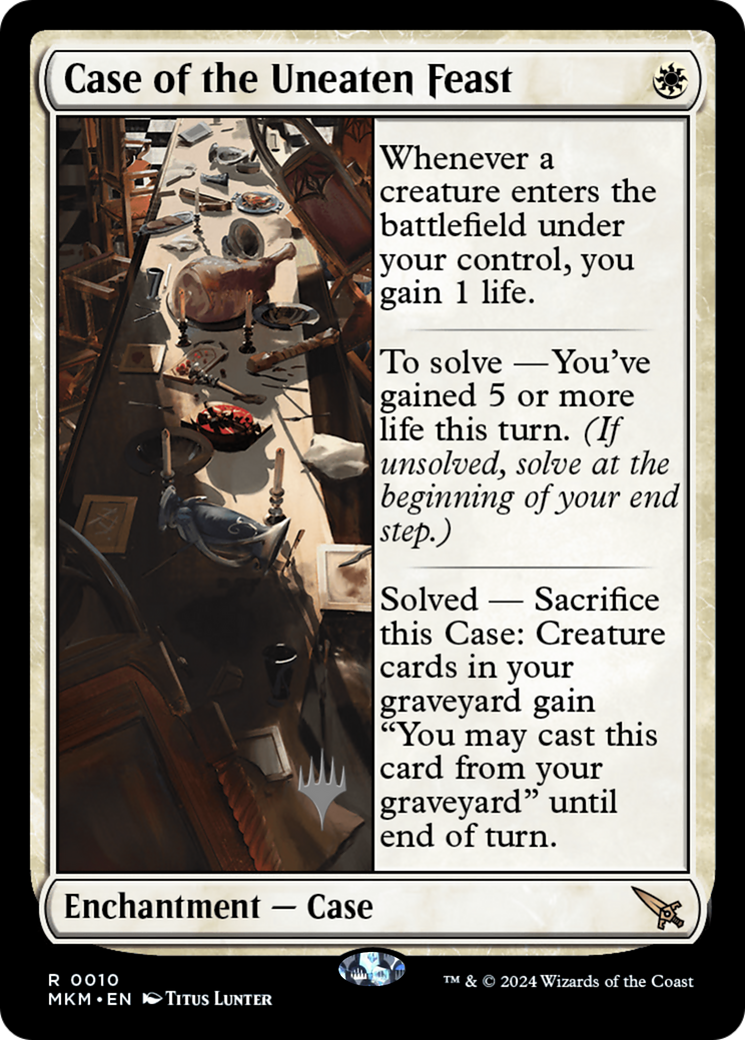 Case of the Uneaten Feast (Promo Pack) [Murders at Karlov Manor Promos]-1