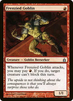 Frenzied Goblin [Ravnica: City of Guilds]-1