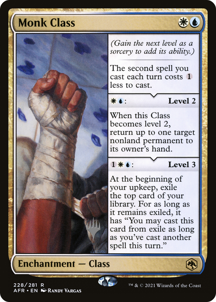 Monk Class (Promo Pack) [Dungeons & Dragons: Adventures in the Forgotten Realms Promos]-1
