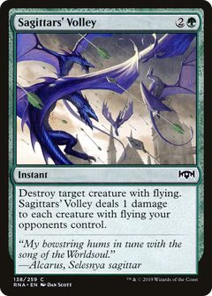 Sagittars' Volley [Ravnica Allegiance]-1