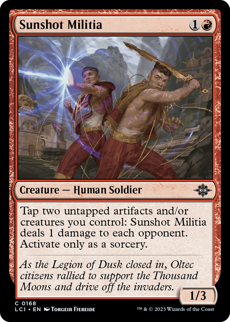 Sunshot Militia [The Lost Caverns of Ixalan]-1