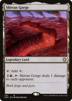 Shivan Gorge [Dominaria United Commander]-1