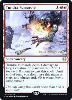 Tundra Fumarole (PRE-156) - Kaldheim Promos: (snow) Foil-1
