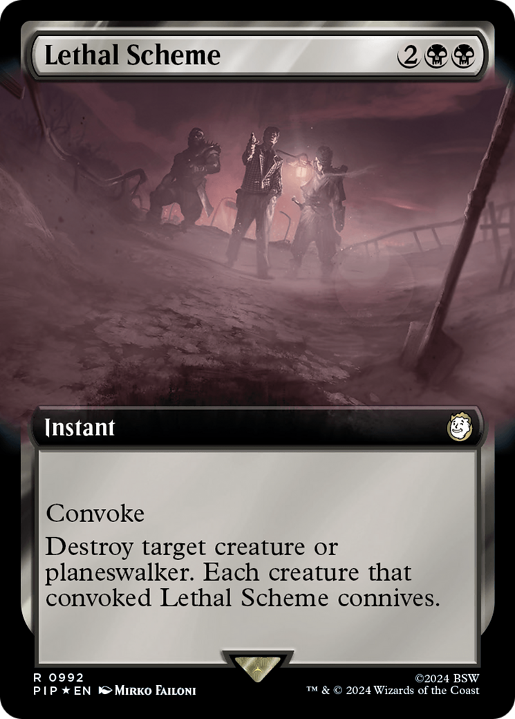 Lethal Scheme (Extended Art) (Surge Foil) [Fallout]-1