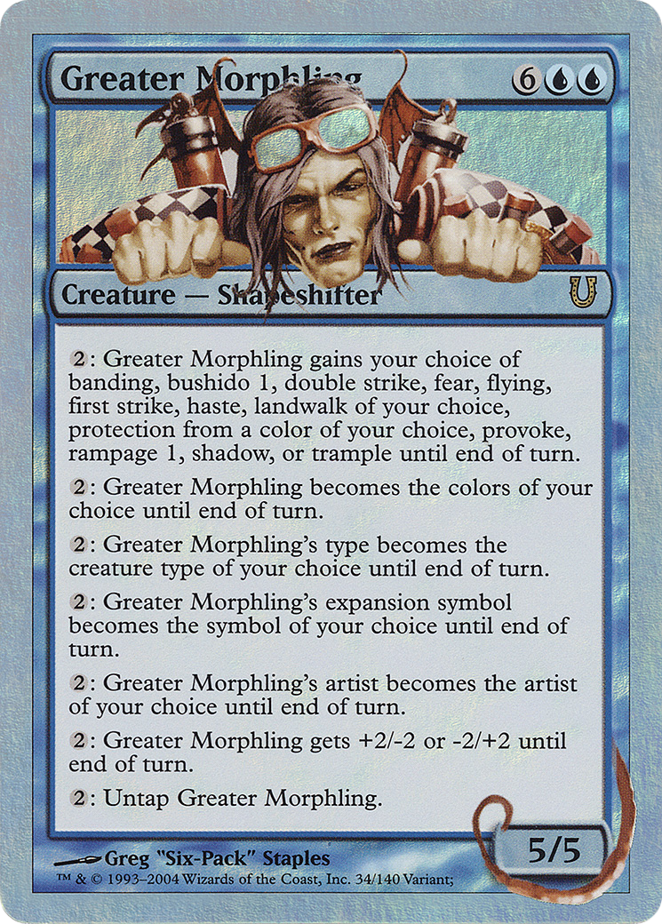 Greater Morphling (UNH-34★) - Unhinged Foil-1