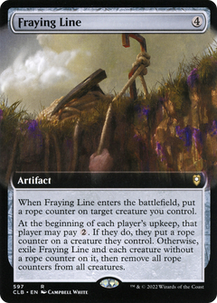 Fraying Line (Extended Art) [Commander Legends: Battle for Baldur's Gate]-1