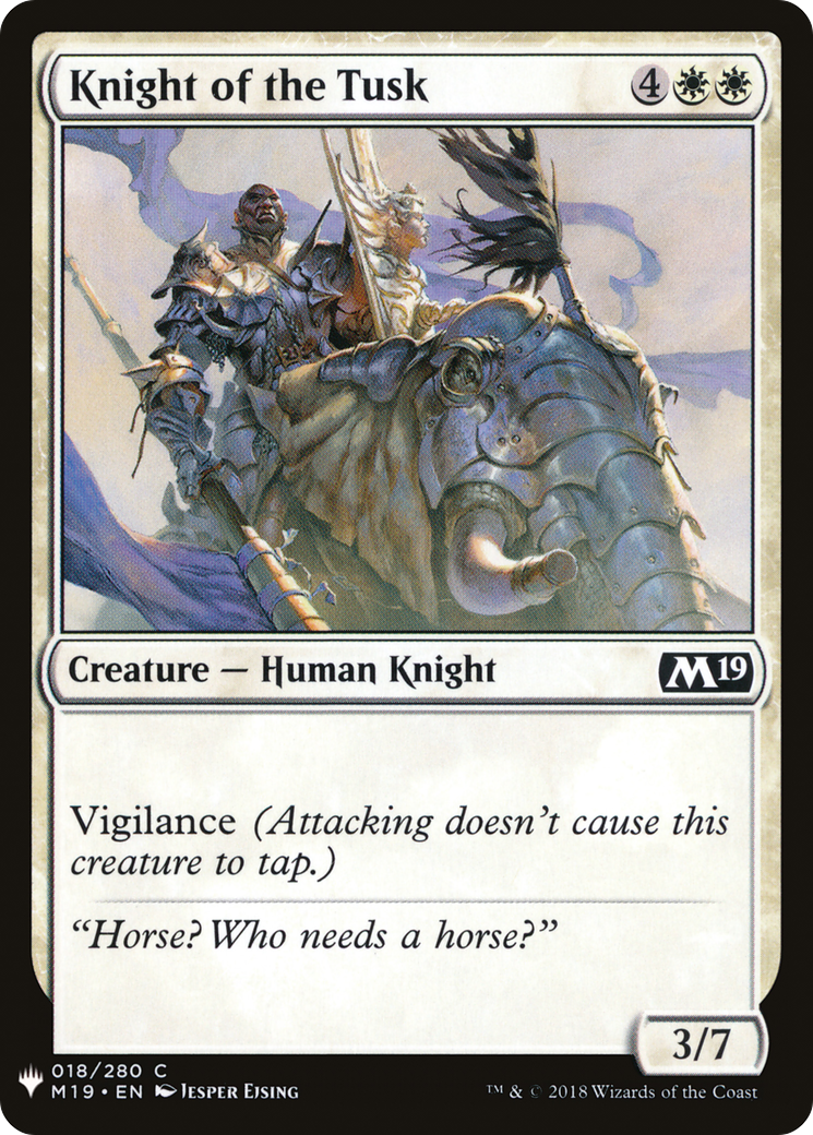 Knight of the Tusk [Mystery Booster]-1