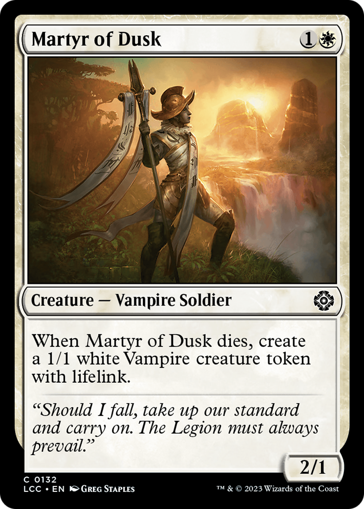 Martyr of Dusk [The Lost Caverns of Ixalan Commander]-1